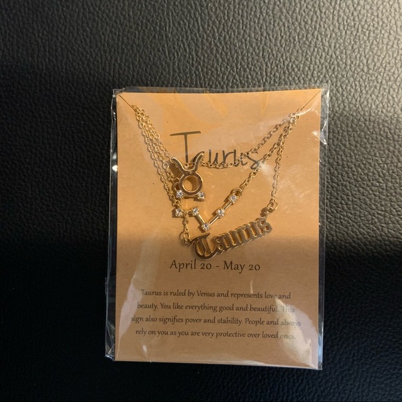 New Taurus Zodiac Sign & Constellation Necklace - Picture 7 of 7